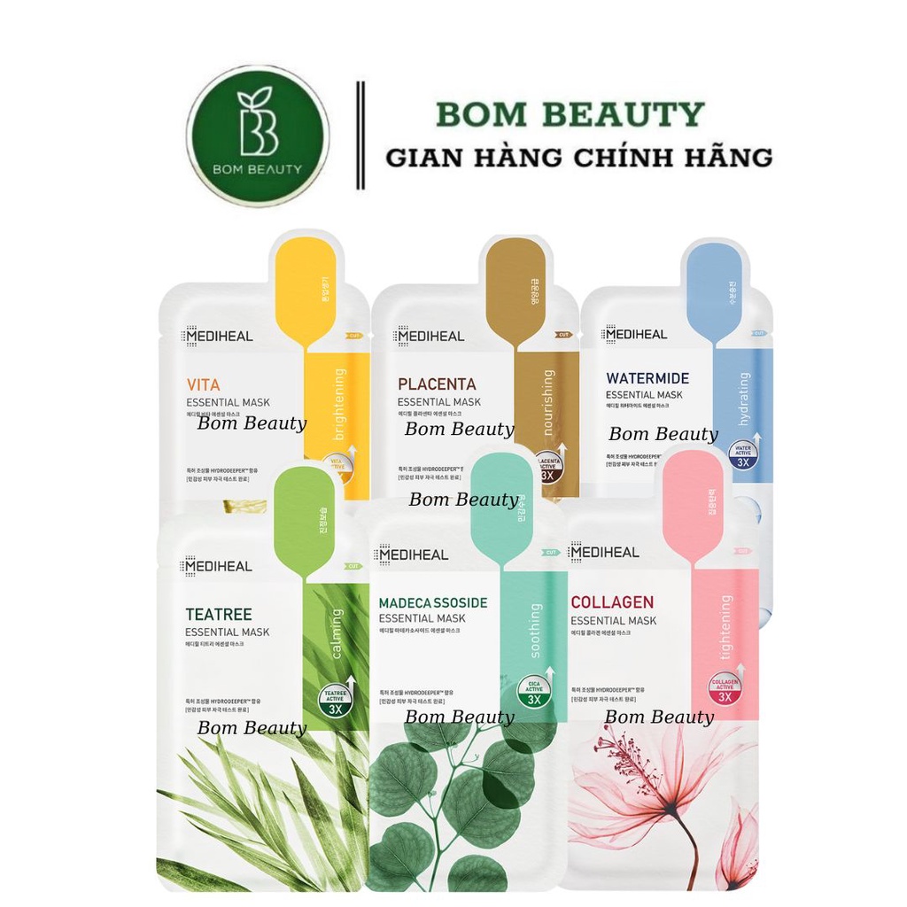 (new) Mặt nạ giấy thuần chay Mediheal mẫu mới nhất 2022