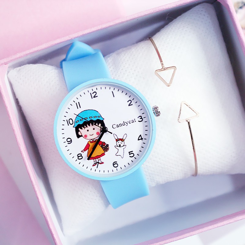 Đồng hồ Unisex Candy cô bé hạt tiêu dây Cao su dẻo - Nhiều màu chọn lựa | BigBuy360 - bigbuy360.vn