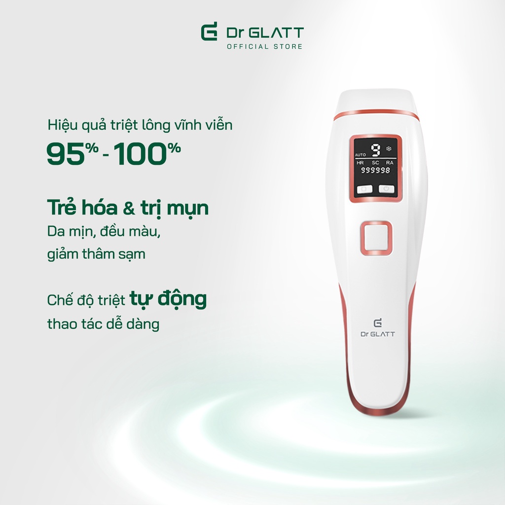 Máy triệt lông trẻ hóa IPL PRO - 4 IN 1 | Hàng chính hãng Dr Glatt | Bảo hành 24 tháng