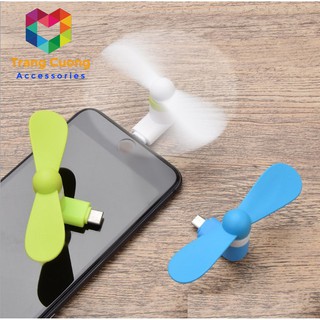 [💦MÙA HÈ MÁT LẠNH💦] Quạt mini chân Lightning cắm IPhone - Cực HOT 🔥🔥🔥