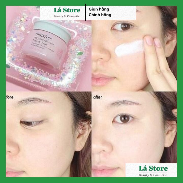 Kem dưỡng Innisfree Jeju Cherry Blossom Tone-up Cream 50ml - Kem dưỡng Innisfree trắng da bật tone