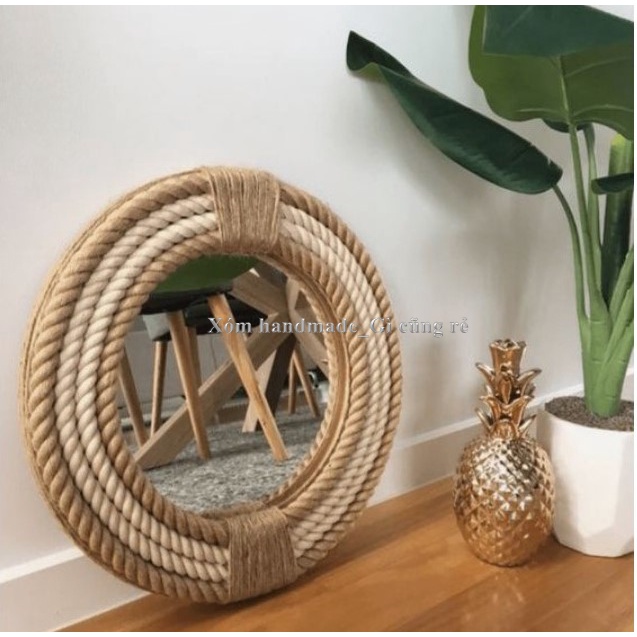Dây thừng 10mm, dài 5m, dây thừng trang trí, dây đay, làm đồ handmade, decor, sỉ dây thừng
