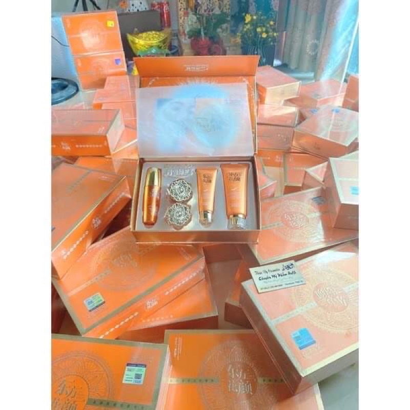 Kem Hoàng cung cam VIP kim cương chính hãng 5 món