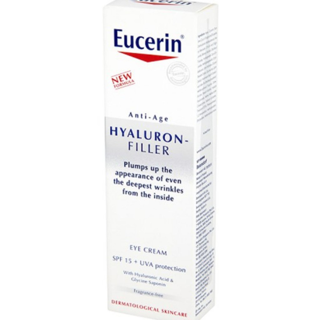 Kem dưỡng làm mờ vết nhăn vùng mắt Hyaluron Eyes 15ml - Eucerin