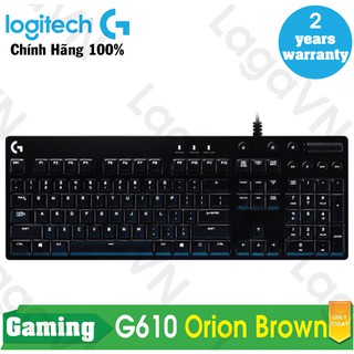 Bàn phím cơ chuyên game Logitech G610 Orion Cherry MX Brown Switch LED