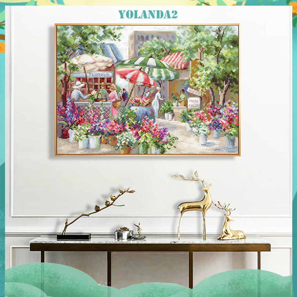 Toàn Bộ Tranh Thêu Chữ Thập Diy 11ct 40x50cm Hình Phong Cảnh