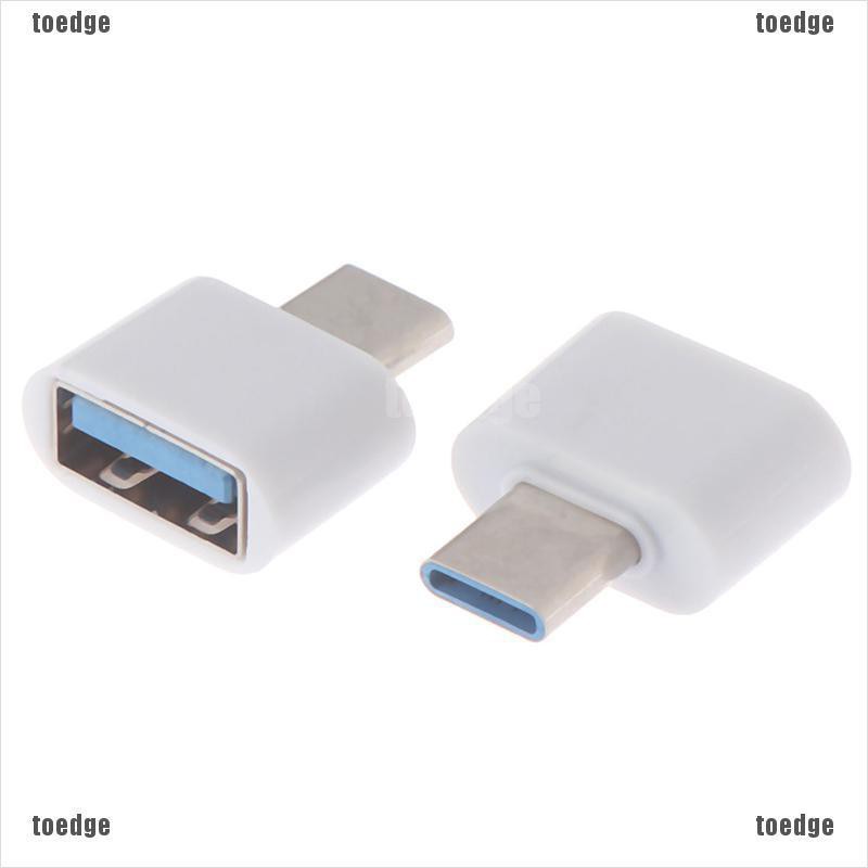 Set 2 Đầu Chuyển Đổi Từ Giác Cắm Usb Sang Giác Cắm Type-c Tiện Dụng