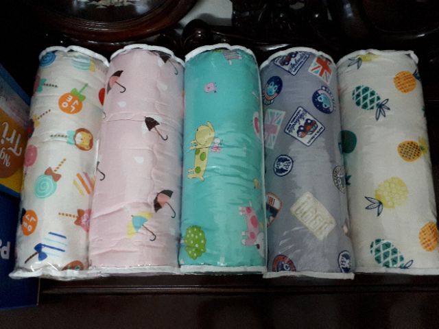 Chăn trần Kore cho bé 100% cotton kèm vỏ gối