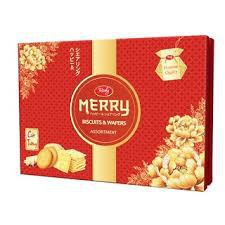 [Thanh Hóa - Miễn Vận Chuyển] Set Quà Richy Merry Richy Cát Tường - Bánh Quy MIX hộp giấy 360g (Đỏ)