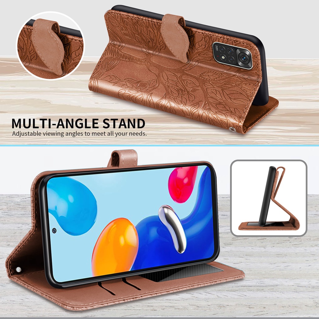 Bao Da Điện Thoại Dạng Ví Nắp Lật Cho xiaomi 13 12t pro poco x5 pro redmi 12 note 12 11 pro 11s Ốp