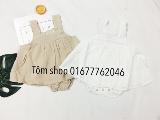 Váy thô body dây bé gái 2 màu