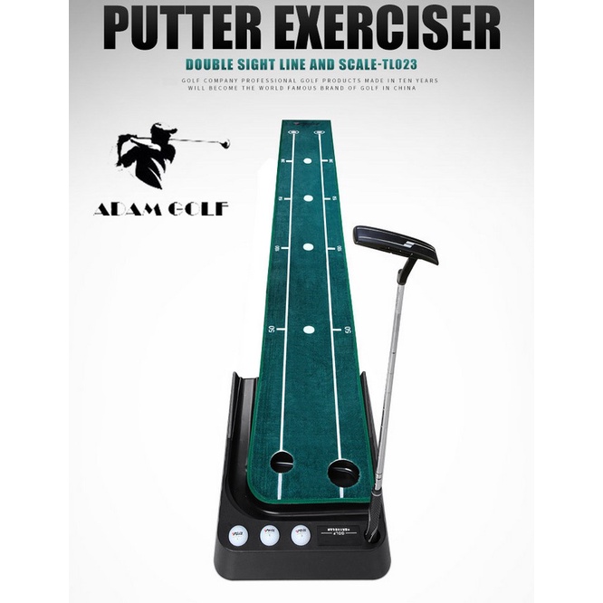 New 2022 - Bộ tập GOLF cao cấp - combo 02 sản phẩm THẢM NHUNG TẬP GOLF PUTTING TRAINER PGM  + Gậy PUTT