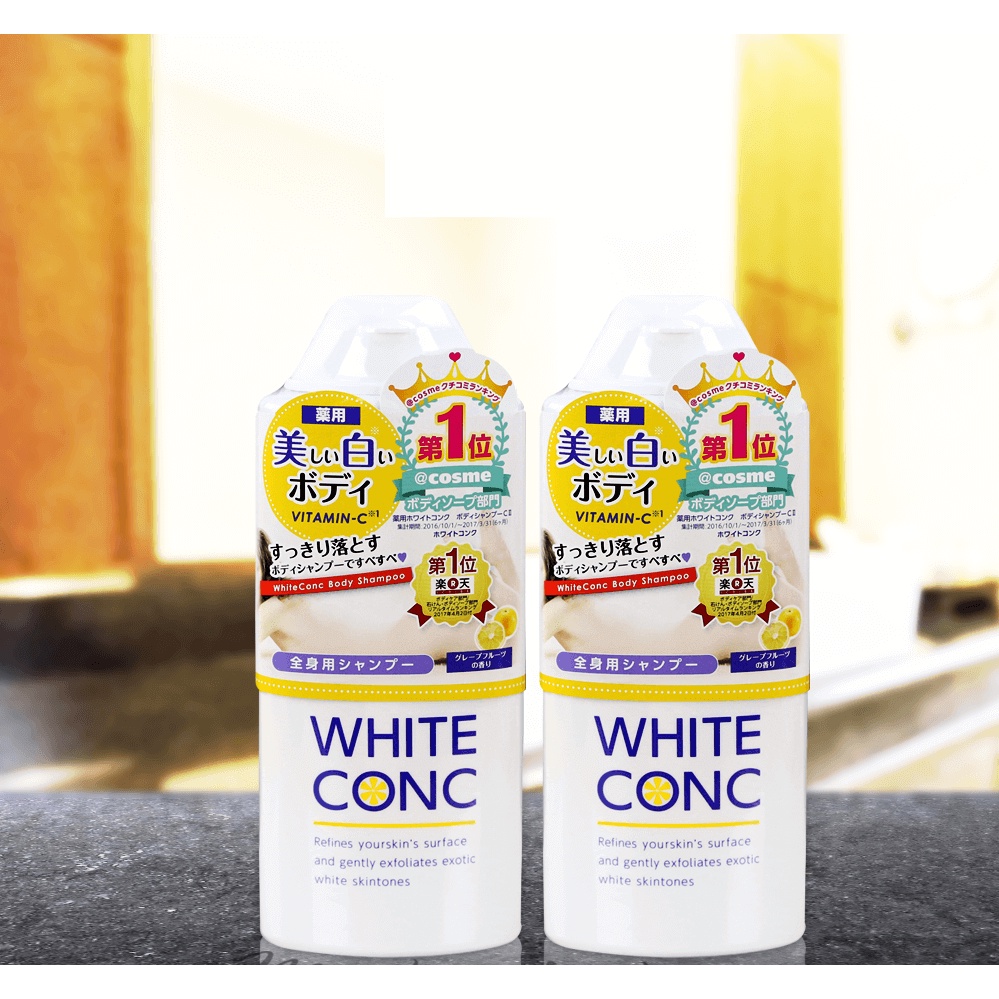 [White Conc] Sữa Tắm Trắng Da VitaminC Nhật Bản
