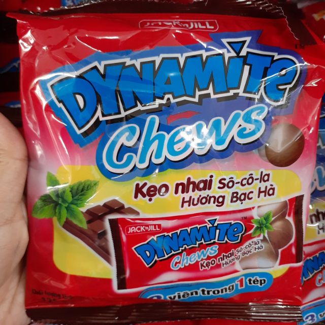 Kẹo Dynamite chew 3 viên socola bạc hà 125g thumbnail