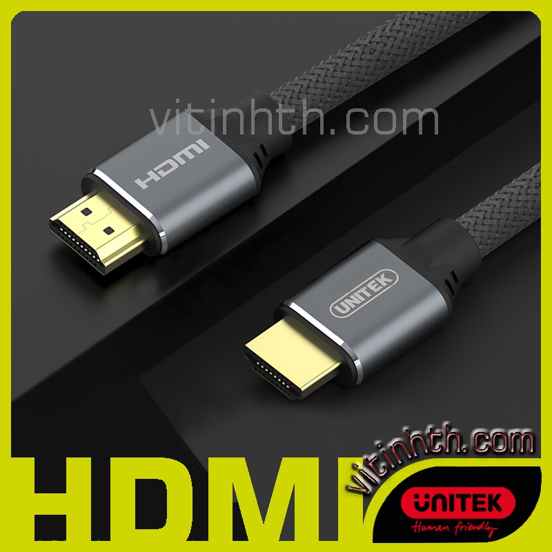 Cáp HDMI 1.5m - Cáp tín hiệu HDMI 2.0 - Cáp HDMI 2.0 chính hãng UNITEK Y-C137V 1.5m - THComputer Q11