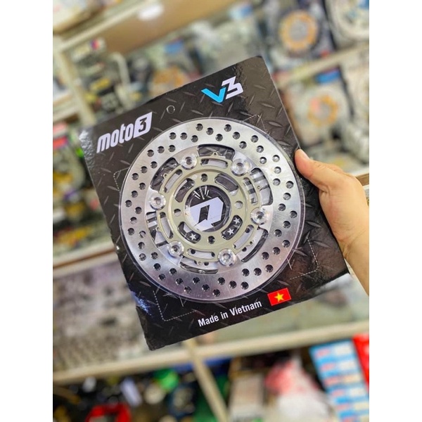 Dĩa 220mm mẫu MOTO 3 thông dụng cho các dòng xe