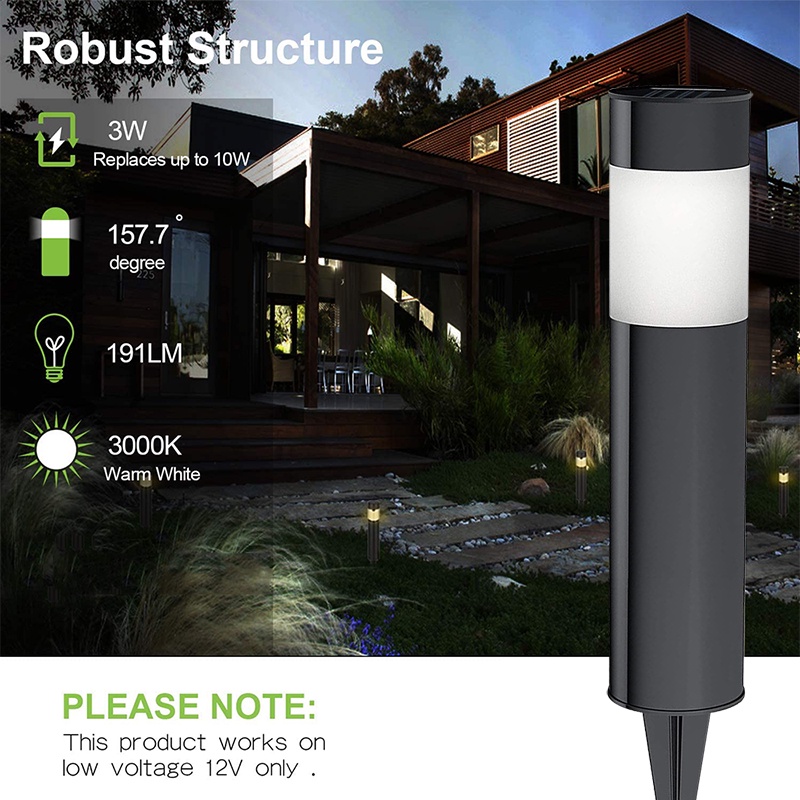 Đèn LED Năng Lượng Mặt Trời Chống Thấm Nước Trang Trí Lối Đi Sân Vườn