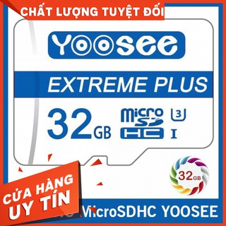Thẻ nhớ microsd yoosee plus 32g u3 cho camera, điện thoại, loa đài, máy tính bảng.