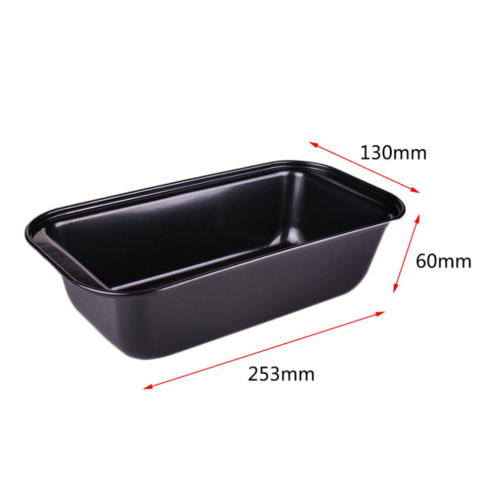 Khuôn loaf đúc hình chữ nhật chống dính 25x13x6cm