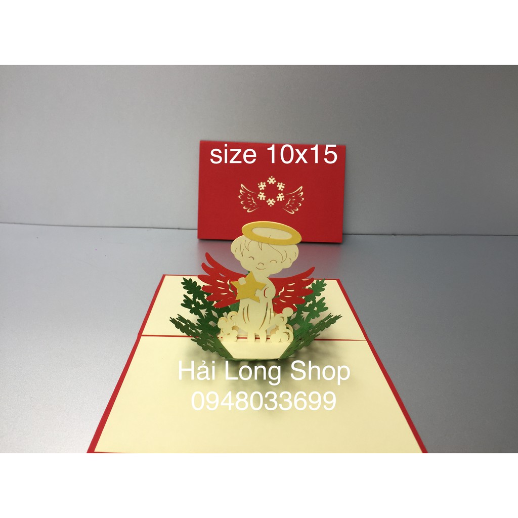 Thiên Thần 1  - Noel - Thiệp 3D | BigBuy360 - bigbuy360.vn