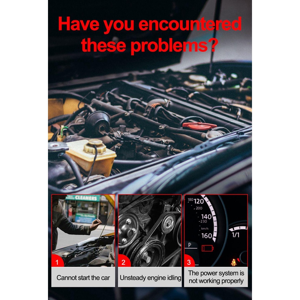 KRNY Dụng Cụ Kiểm Tra Pin 12V / 24V 12 / 24V Độ Chính Xác Cao Cho Xe Hơi