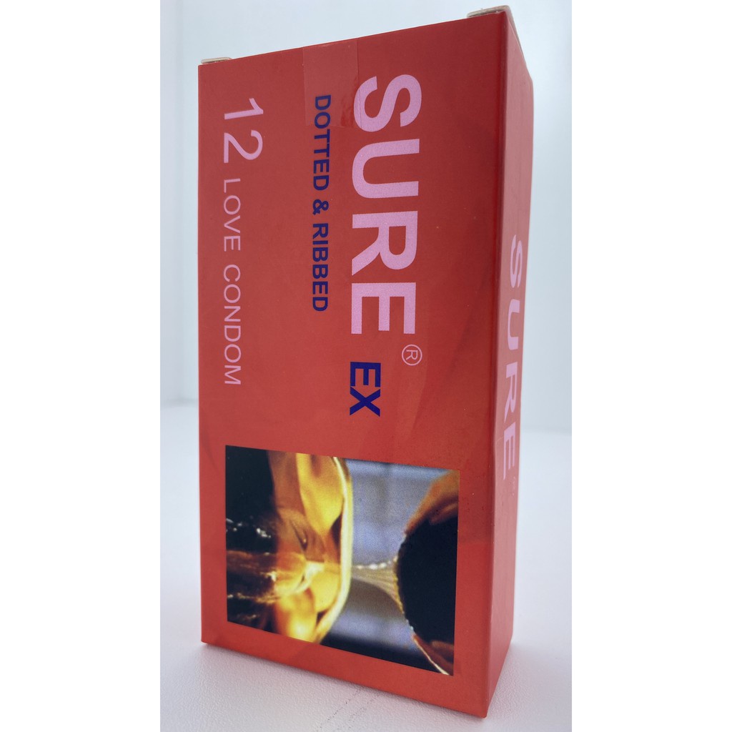 Bao Cao Su Sure Chính Hãng,Siêu Mỏng Cảm Giác Thật.Hộp 12 Cái