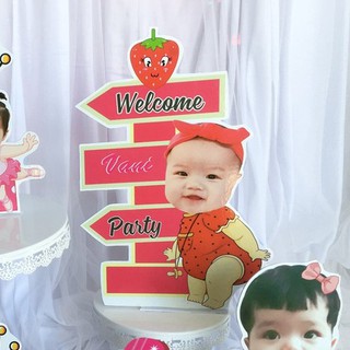 Cây welcome sinh nhật bé gái