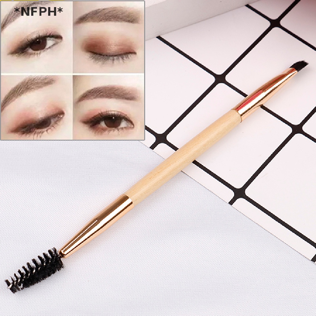 Nfph Cọ Vẽ Lông Mày Tay Cầm Bằng Tre Chất Lượng Cao