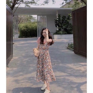 SET ÁO THUN KÈM ĐẦM YẾM HOA