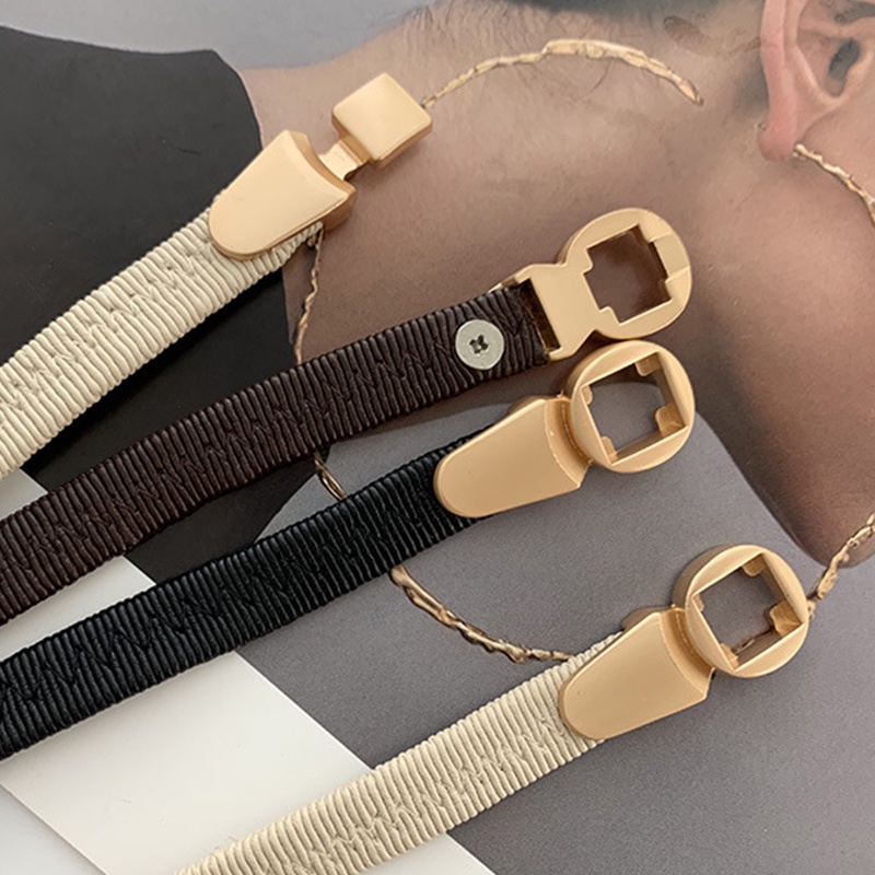 Dây Thắt Lưng Co Giãn Mỏng Nhẹ Dành Cho Nữ