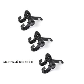 Bộ 3 móc treo đồ sau ghế tiện ích trên xe oto phauto-mtđ01