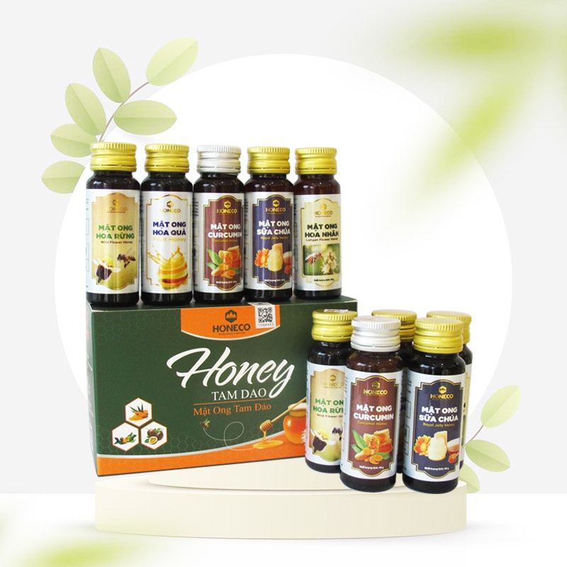 Honey Tam Đảo 100% NATURAL (Mật ong hoa nhãn, mật ong hoa rừng, mật ong sữa chúa, mật ong curcumin, mật ong hoa quả)