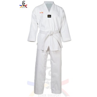 Võ phục Taekwondo vải kaki mềm loại đẹp