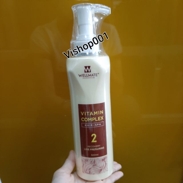 5 chai phục hồi chống rối 500ml Vitamin Collagen Wellmate No 2