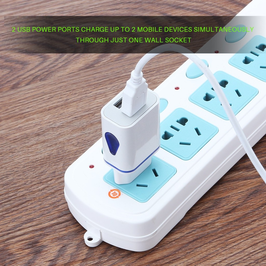 Cốc Sạc 2 Cổng Usb có đèn Led 5V - 2.1A siêu ngon cho mọi điện thoại smartphone SAMSUNG OPPO XIAOMI IPHONE SONY LG HTC