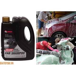 Nước rửa xe máy ô tô super cleaner 2.0L GetSun (car shampoo) (Nhập khẩu và phân phối bởi Hando)