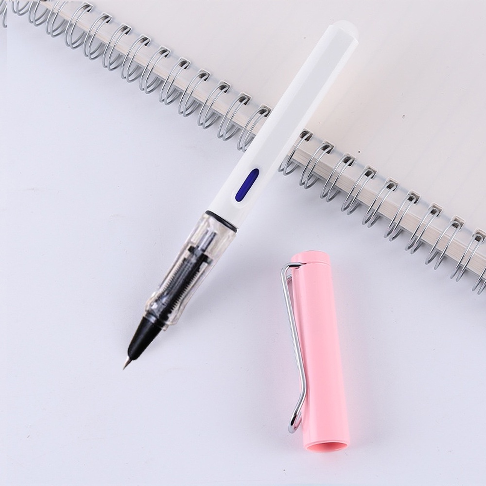 Bút máy - Bút mực Tẩy xóa được, Ngòi kim tinh êm trơn