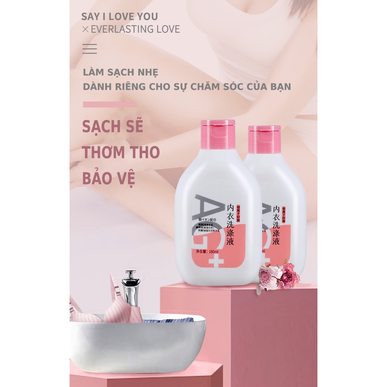 Nước Giặt Đồ Lót Kháng Khuẩn Ion Bạc Youbao - Chai 180ml