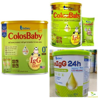 Sữa Colosbaby dạng gói _Sữa Non ColosIgG 24h 90G - ColosBaby Gold 0+ 35 Gói 336G - ColosBaby Gold 1+ 35 Gói 546G