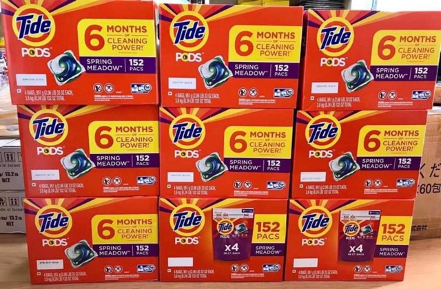 Viên giặt xả đa chiều Tide Pods 42 viên