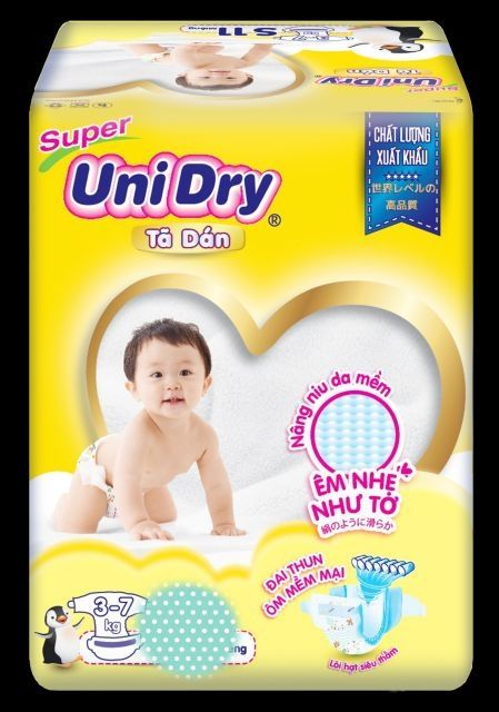 [Mẫu mới] TÃ DÁN UNIDRY S48/M42/L38/XL34