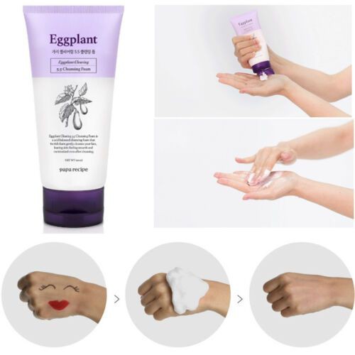 [Minisize] Papa Recipe - Sữa Rửa Mặt Làm Sạch Sâu Eggplant Clearing 5.5 Cleansing Foam