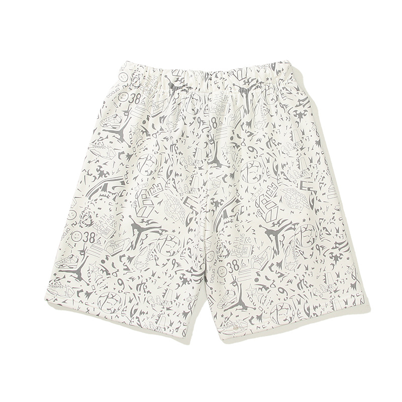 Quần short unisex bằng cotton thoải mái 231#