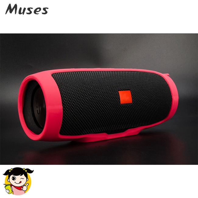 Vỏ silicon chống va đập chống thấm nước cho loa bluetooth JBL Charge 3 nhiều màu sắc kèm hộp đựng