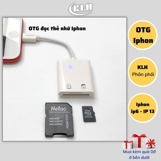 OTG đọc thẻ nhớ cho IPOT47,tablet táo,Đầu đọc thẻ chân cắm là nhận Earldom KLH