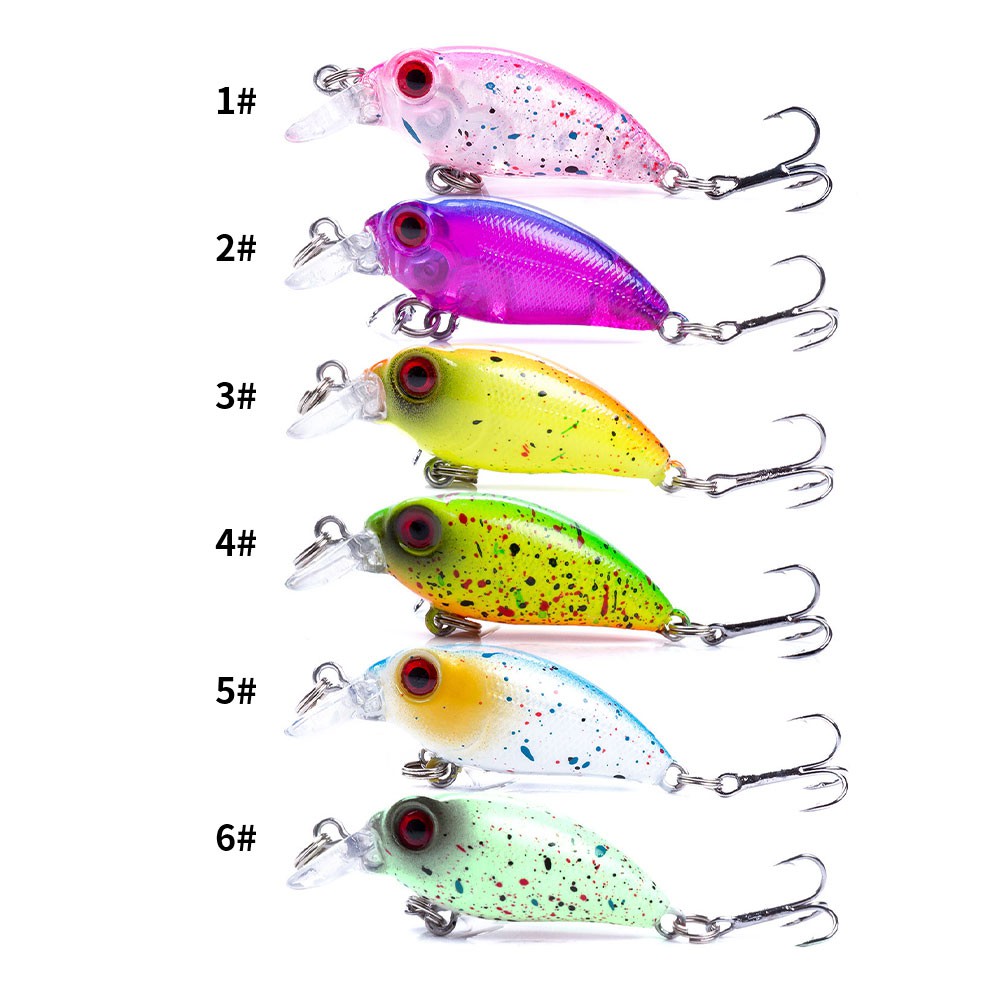 HENGJIA 1 Mồi Câu Cá Nhân Tạo Chuyên Dụng 4cm 2.5g