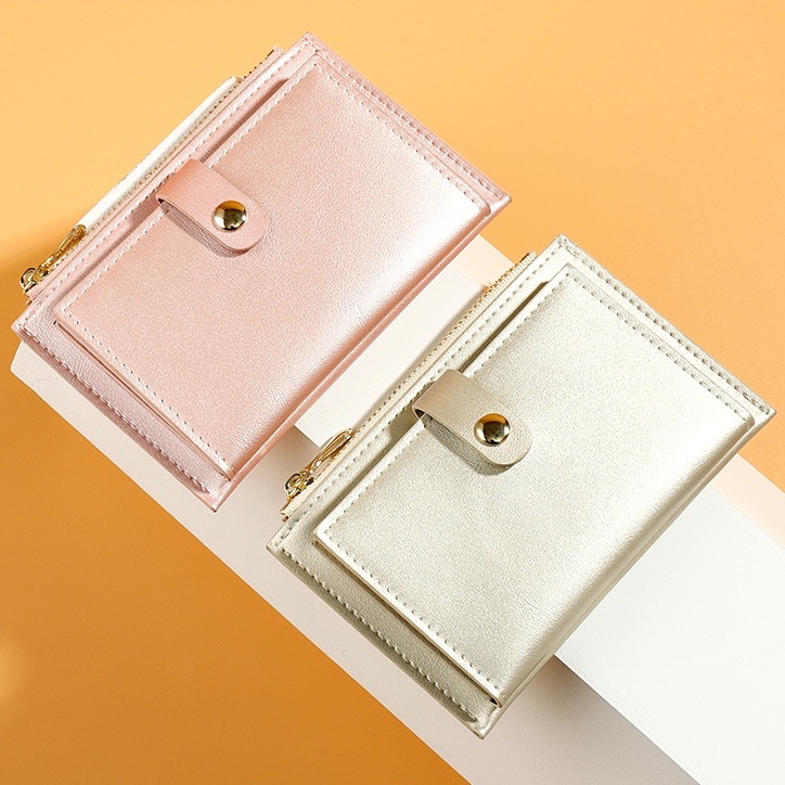 Ví nữ mini đựng thẻ GENZZZ thiết kế nhiều ngăn phong cách Hàn Quốc sang trọng V029