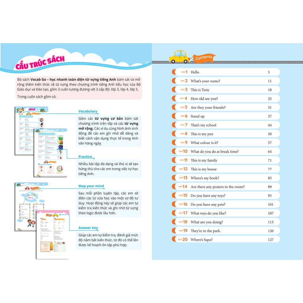 Sách Vocab Go Học nhanh toàn diện từ vựng Tiếng Anh 3