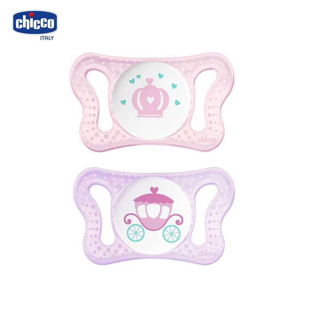 Bộ 2 ti giả chuyên biệt cho trẻ sơ sinh Chicco Micro 0-2m