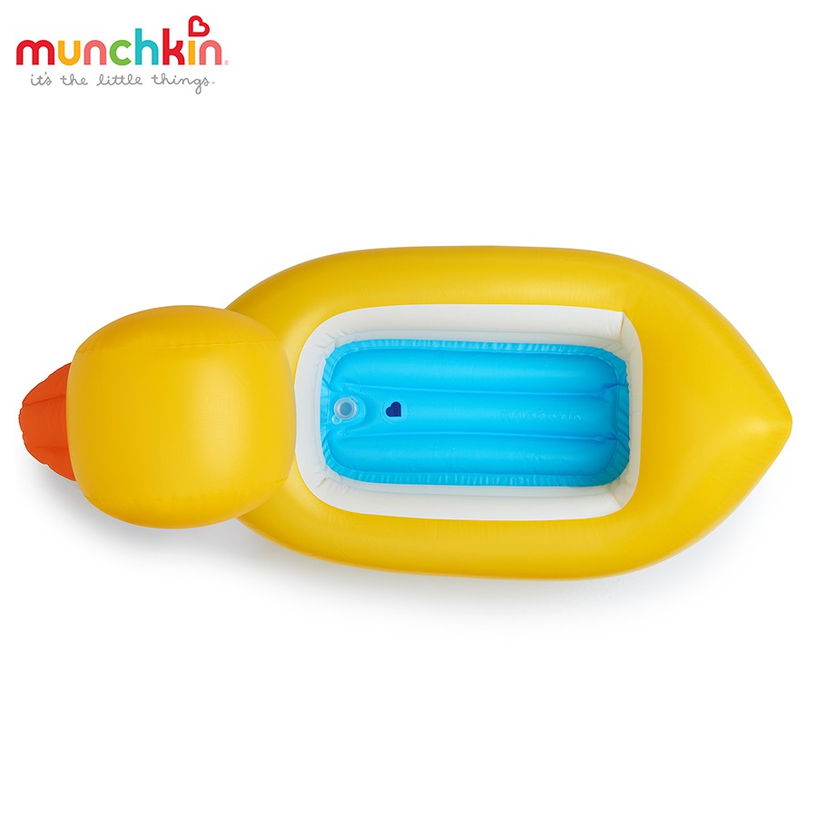 Chậu tắm phao vịt vàng Munchkin ⭐ HÀNG CHÍNH HÃNG ⭐ Cực đáng yêu cho bé